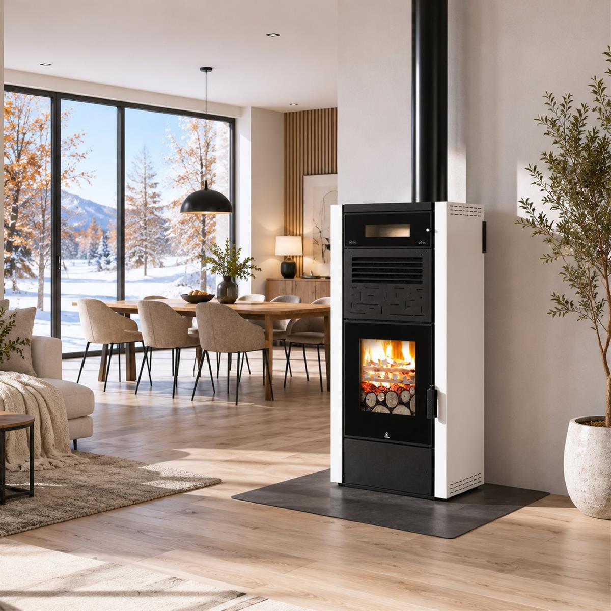 Didatto srl Air Wood VBL con Forno 18 Kw